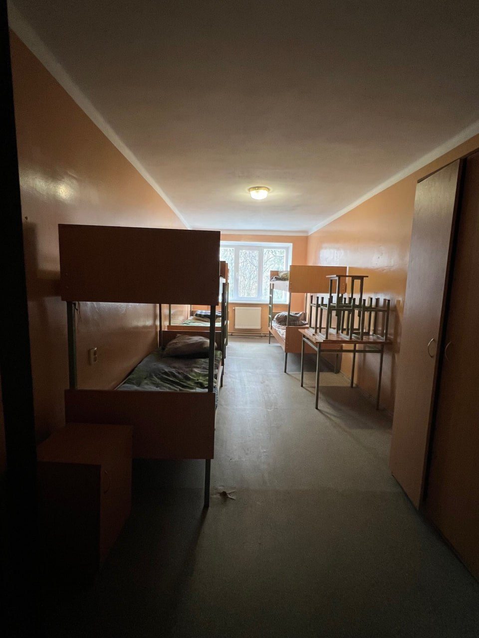 Dormitory sleeping area