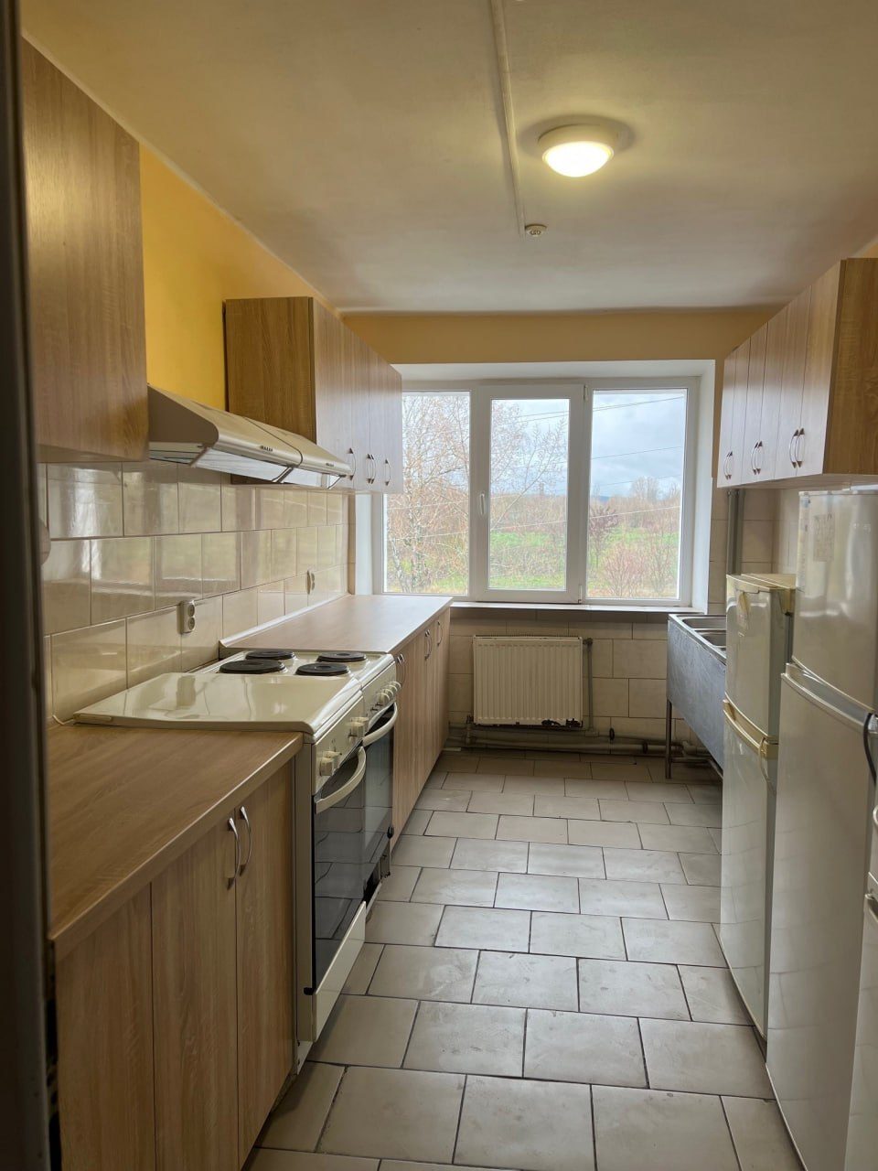 Kitchen and storage area
